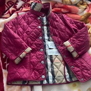 Girls Burberry Jacket Size 5